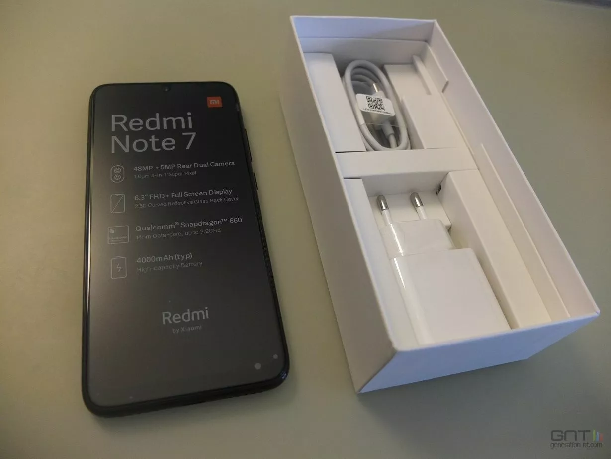 Redmi Note 7 boite 02