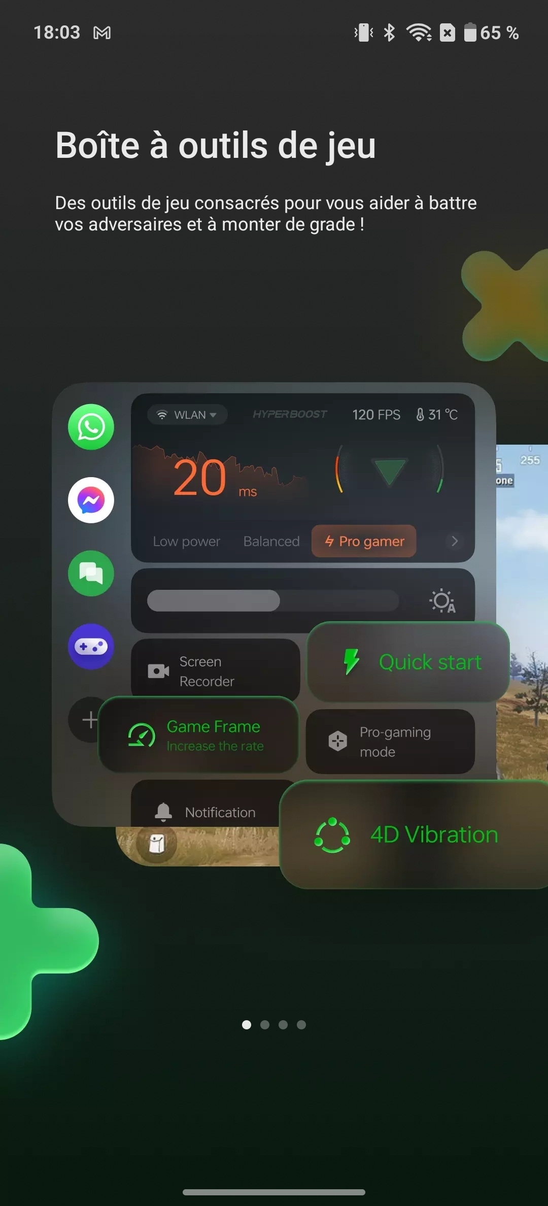OnePlus 13R Oxygen0S 15 mode jeu