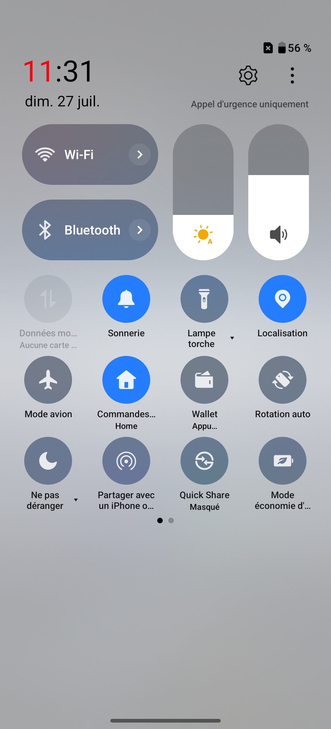 OnePlus Nord 5 centre controle