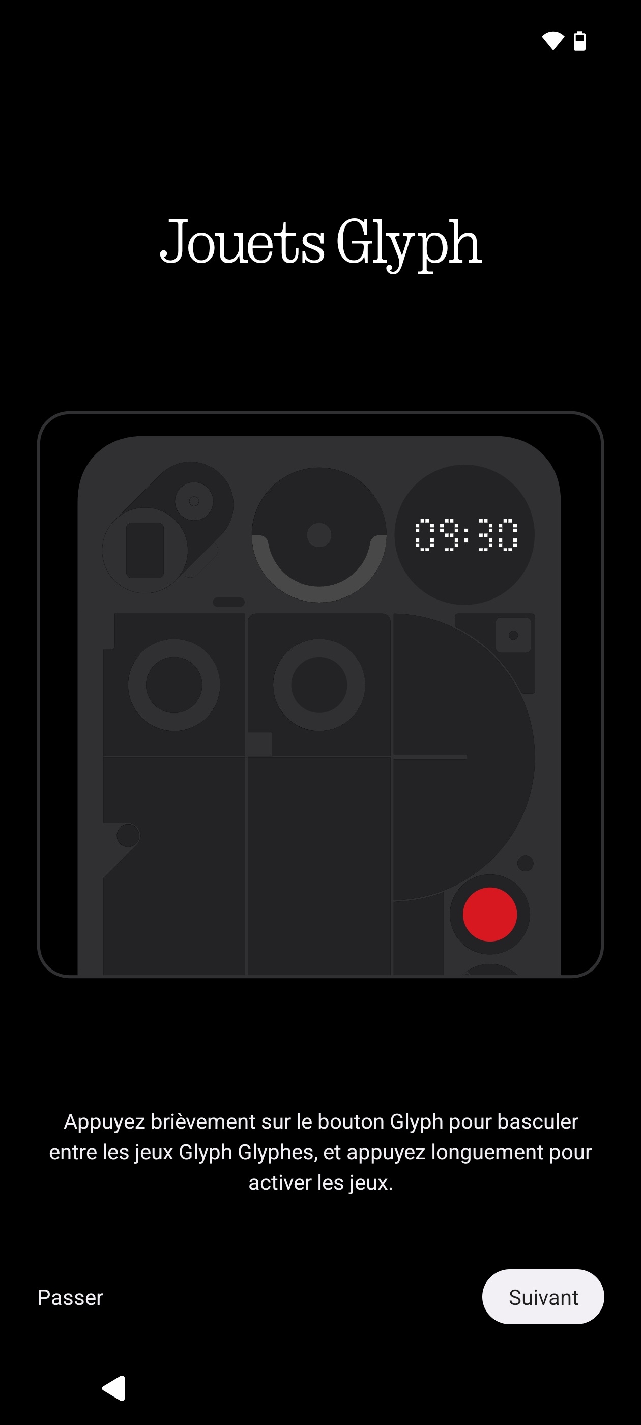 Nothing Phone 3 bouton Glyph Matrix