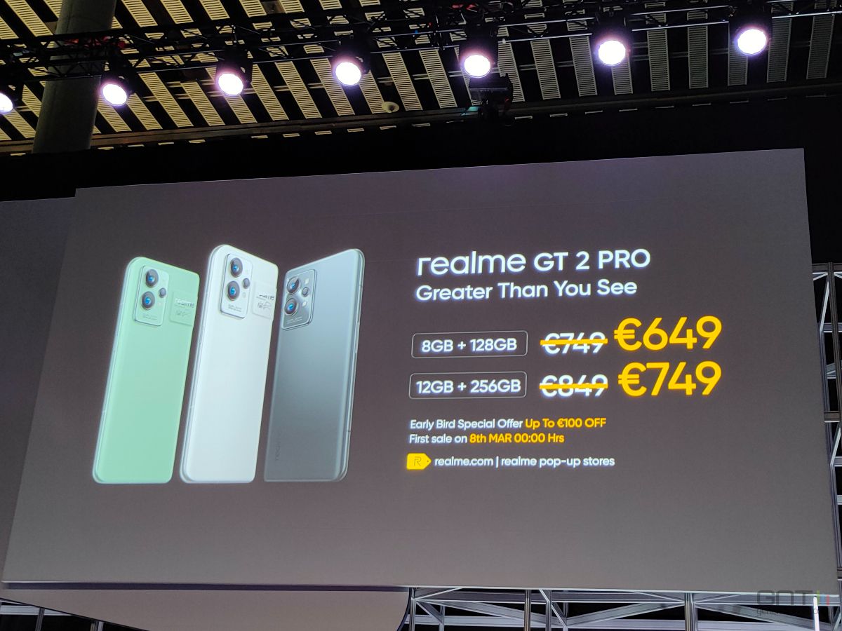 Realme GT 2 Pro prix