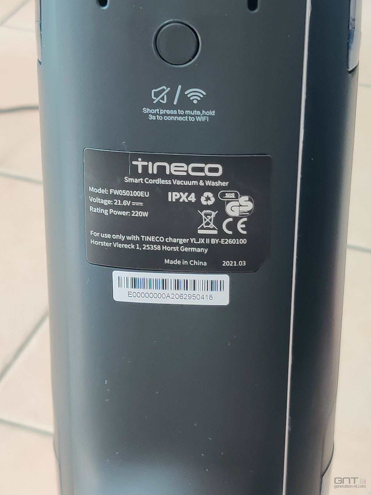Tineco Floor One S3 - ConnectivitÃ© WiFi
