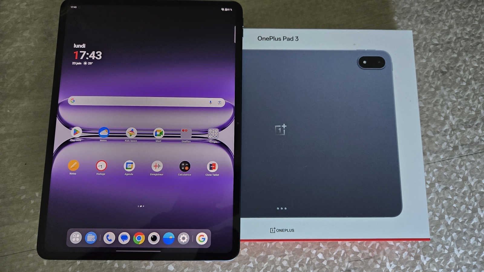 OnePlus Pad 3 boite