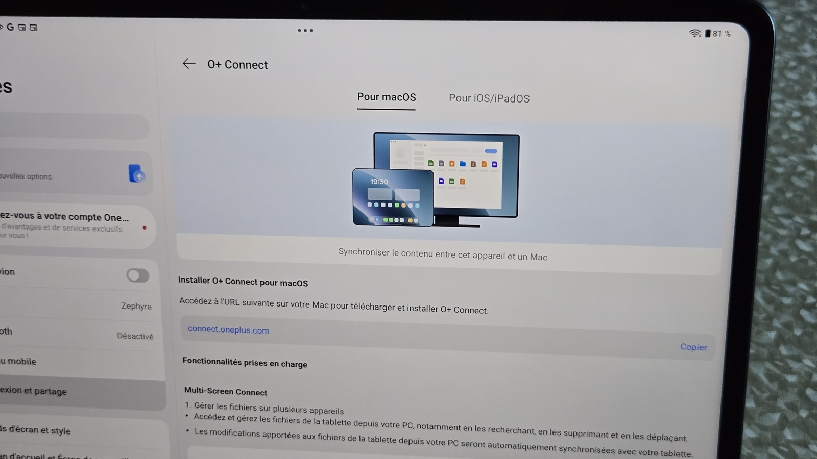 OnePlus Pad 3 O Plus Connect
