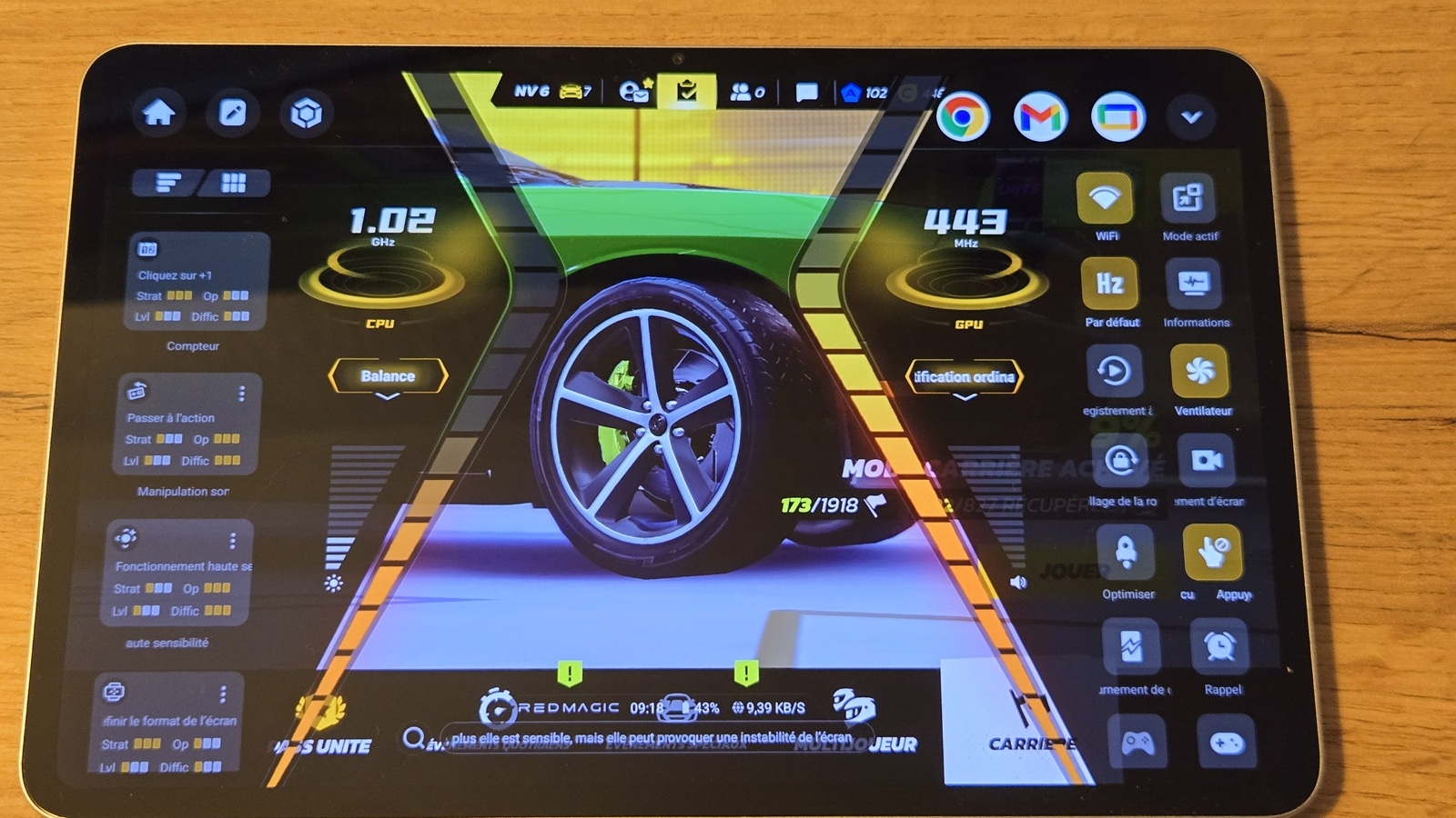 Redmagic Astra Gaming Tablet interface 04
