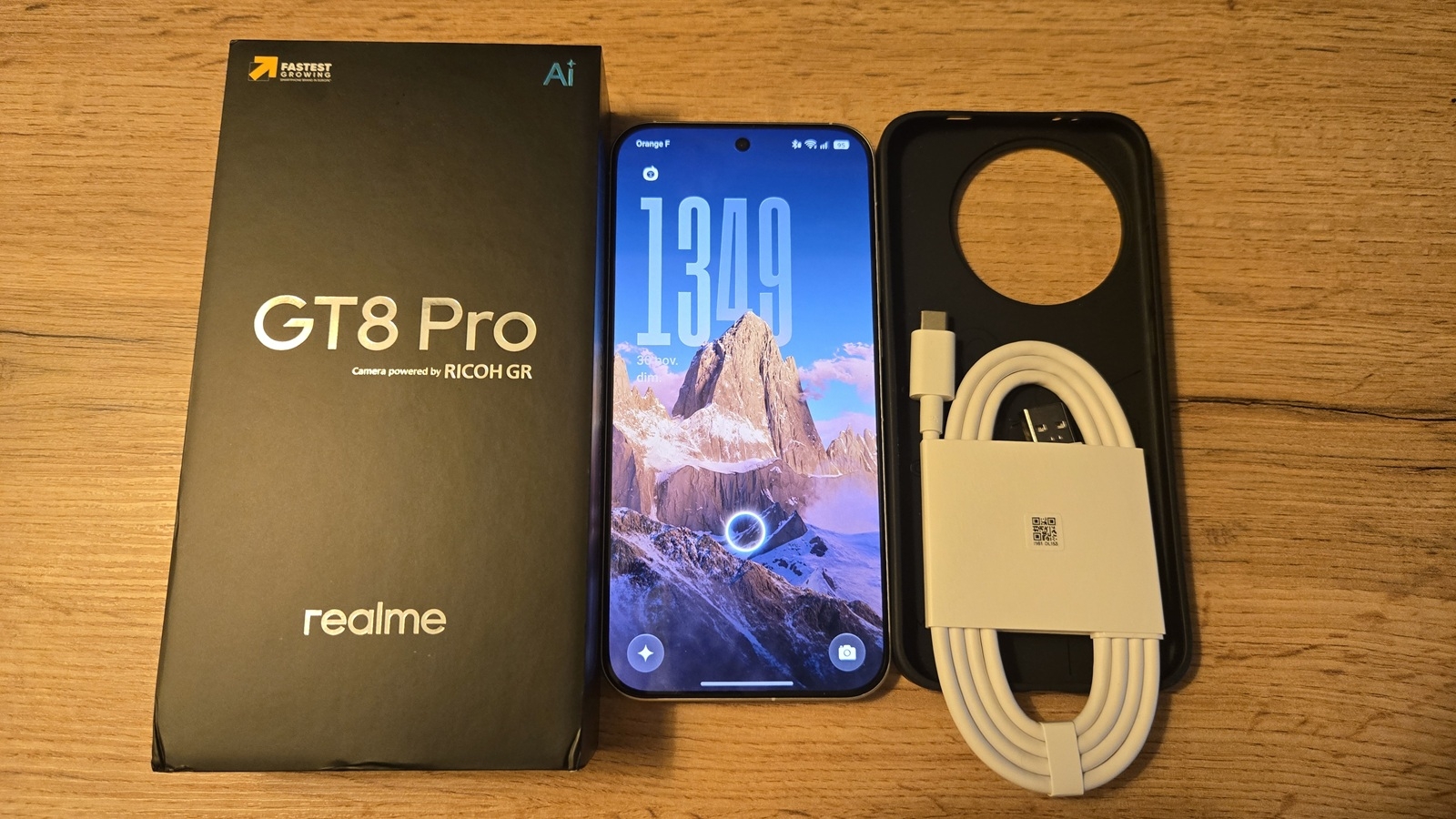 realme GT 8 Pro boite accessoires