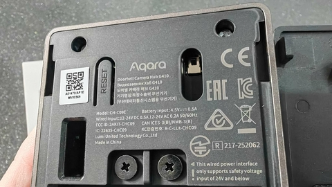 Aqara Hub G410_15 Vernetzte Türklingel
