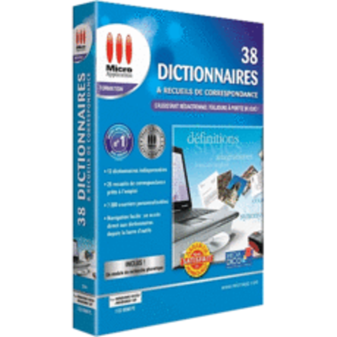 38 Dictionnaires et Recueils de correspondance boite