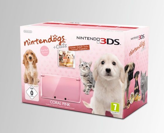 3DS rose bundle nintendogs