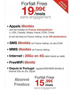 4G Free mobile
