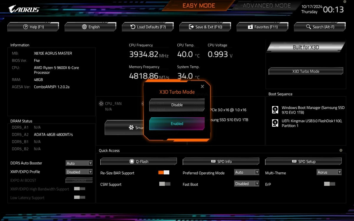 9000X3D Gigabyte