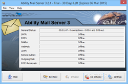 Ability Mail Server screen1