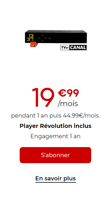 abonnement freebox revolution