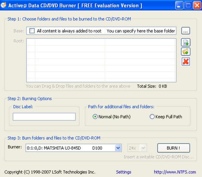 Active@ Data CD/DVD Burner 2.0 (521x458)