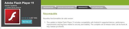 Adobe Flash Player 11 Android