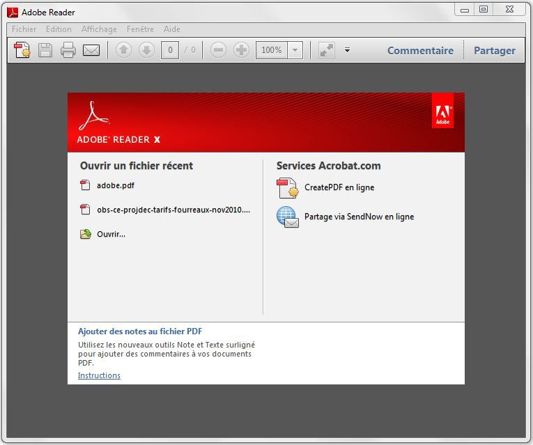 acrobat reader x windows 7 download