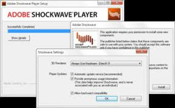Adobe Shockwave Player.