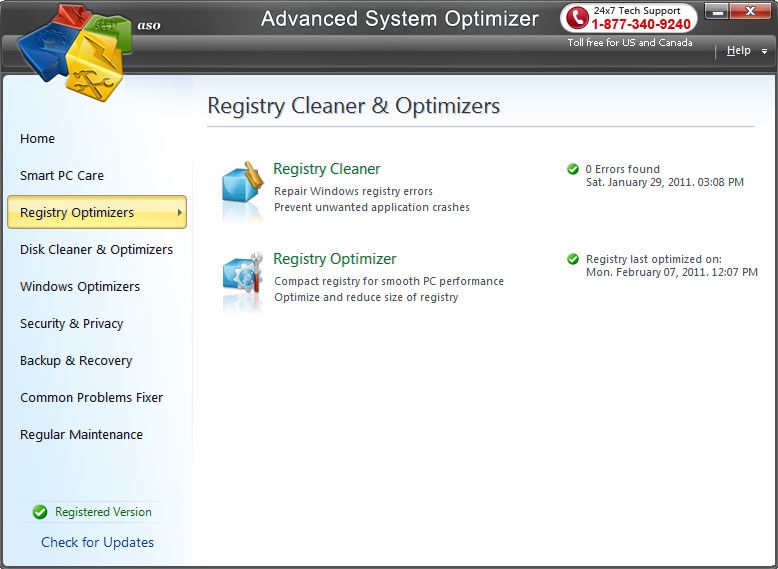 advanced system optimizer  screen 2