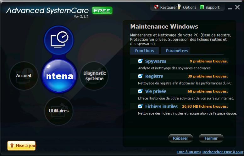 Advanced SystemCare Maintenance