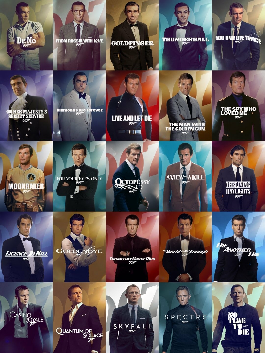affiches James Bond Amazon Prime Video.