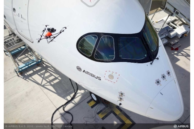 Airbus drone inspection
