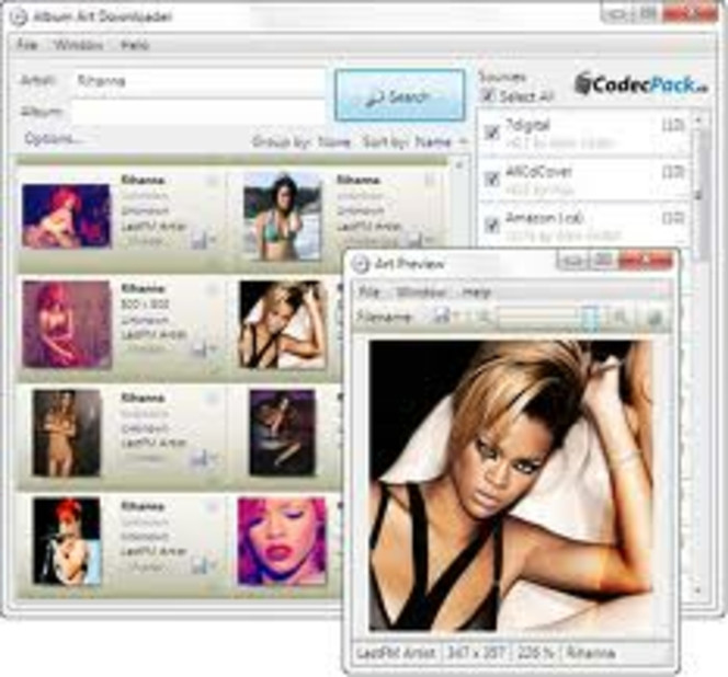 Album Art Downloader screen 1