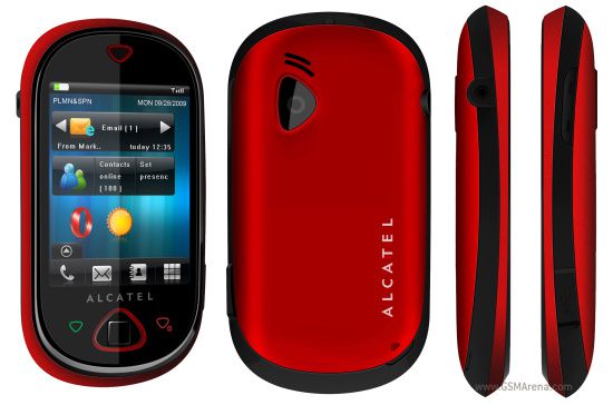 Alcatel OT-909 One Touch MAX rouge noir