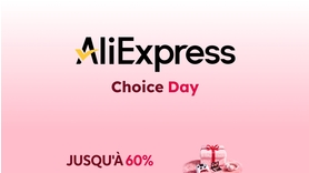 AliExpress : le Choice Day de février débarque avec des promos jusqu'à -60% !
