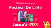 AliExpress : les promos du Festival de l'été (iPhone 15 à 608€, Switch OLED à 240€, SSD WD 1To à 58€...)