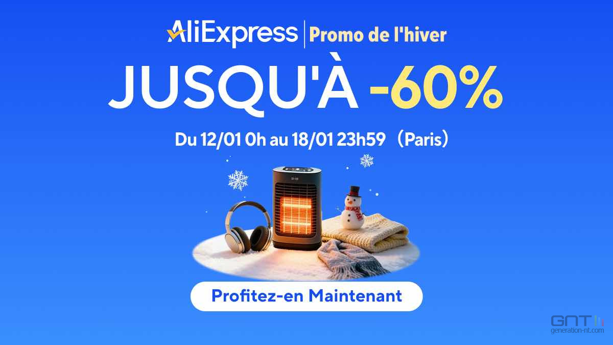 AliExpress promo de l'hiver