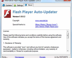 Alternative Flash Player Auto screen 1