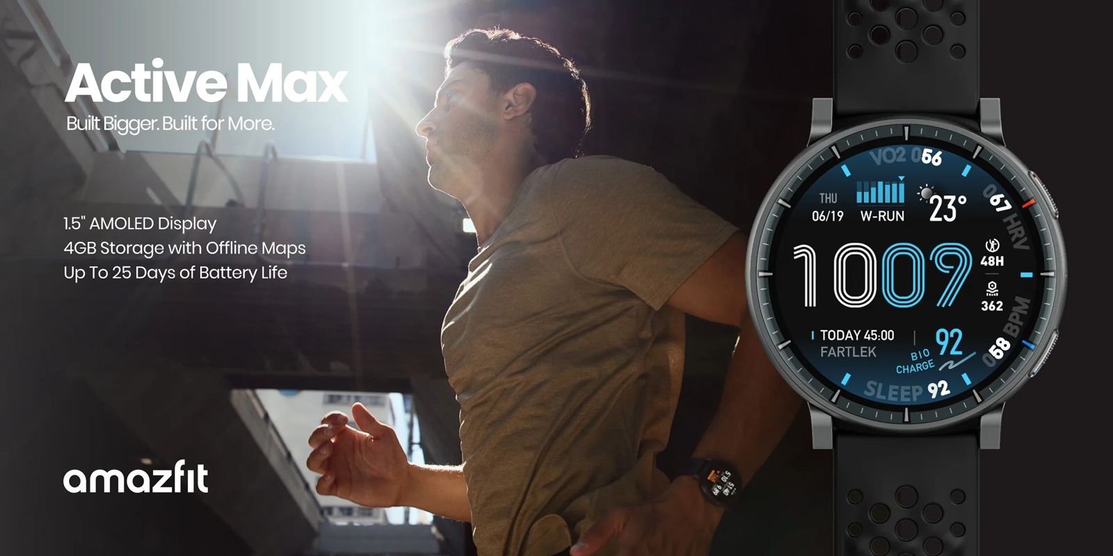 Amazfit Active Max montre connectee
