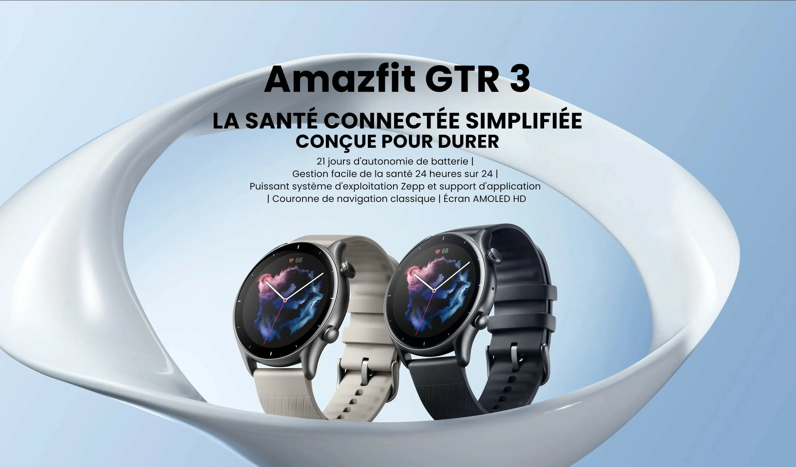 Amazfit GTR 3 - montre connecte?e a.