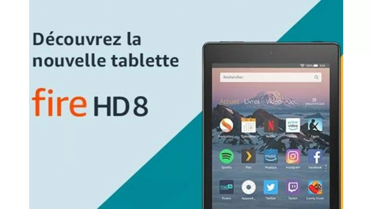 Amazon nouvelle tablette Fire HD 8 dès 99,99
