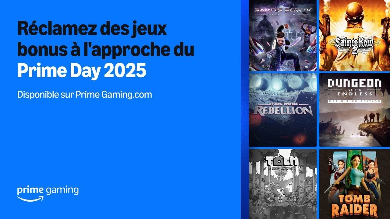 Amazon Prime Gaming jeux bonus Prime Day