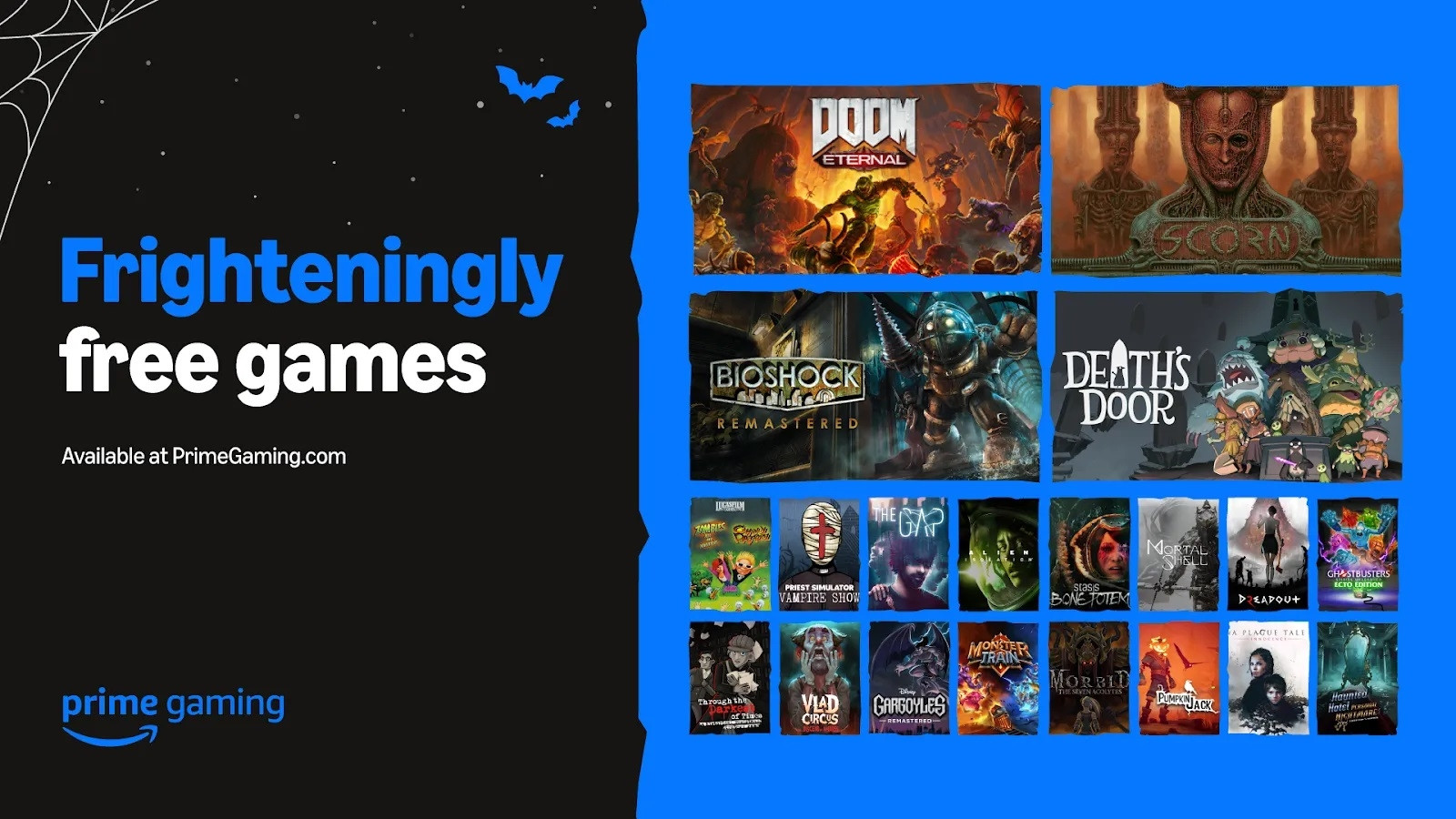 Amazon Prime Gaming octobre 2024 Halloween