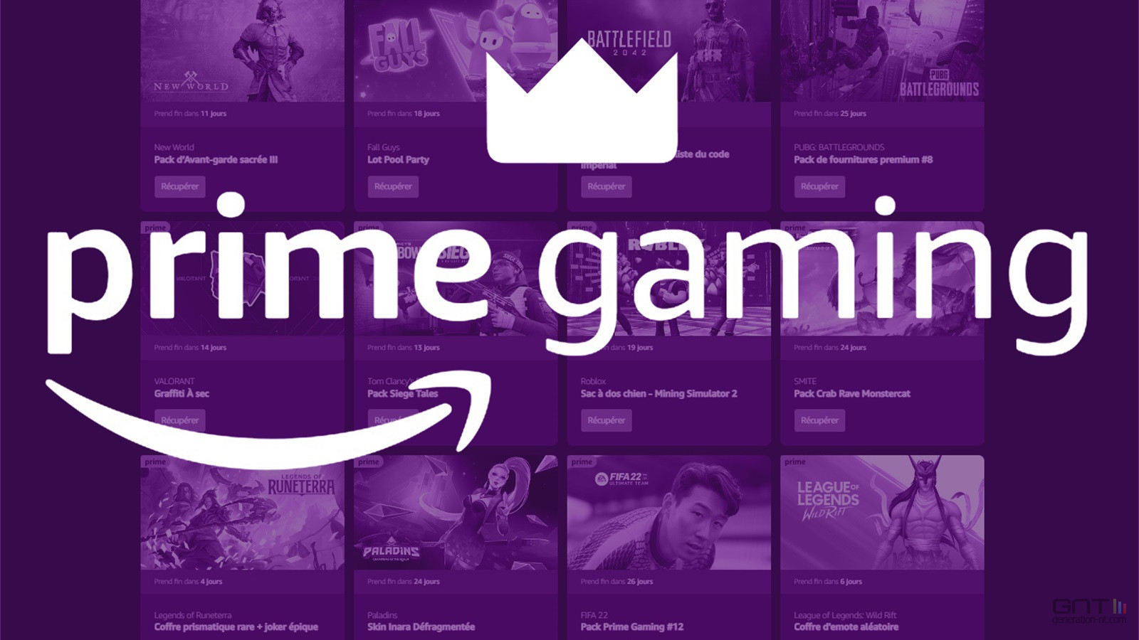 Prime Gaming : encore une grosse liste de jeux à récupérer en Mars avec Amazon