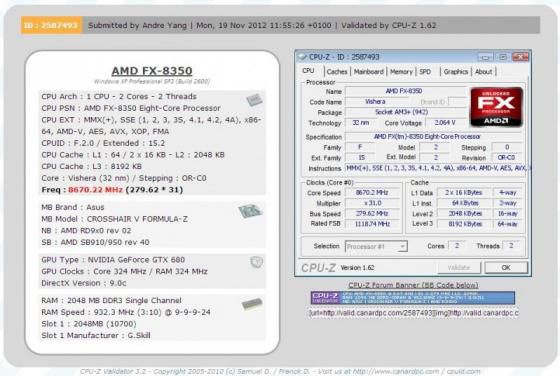 AMD FX-8350 overclocking
