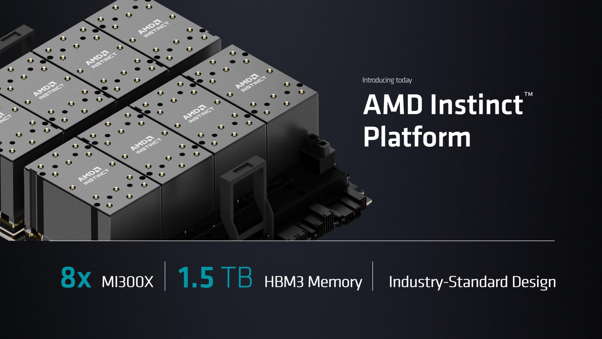 AMD Intinct Platform MI300X.