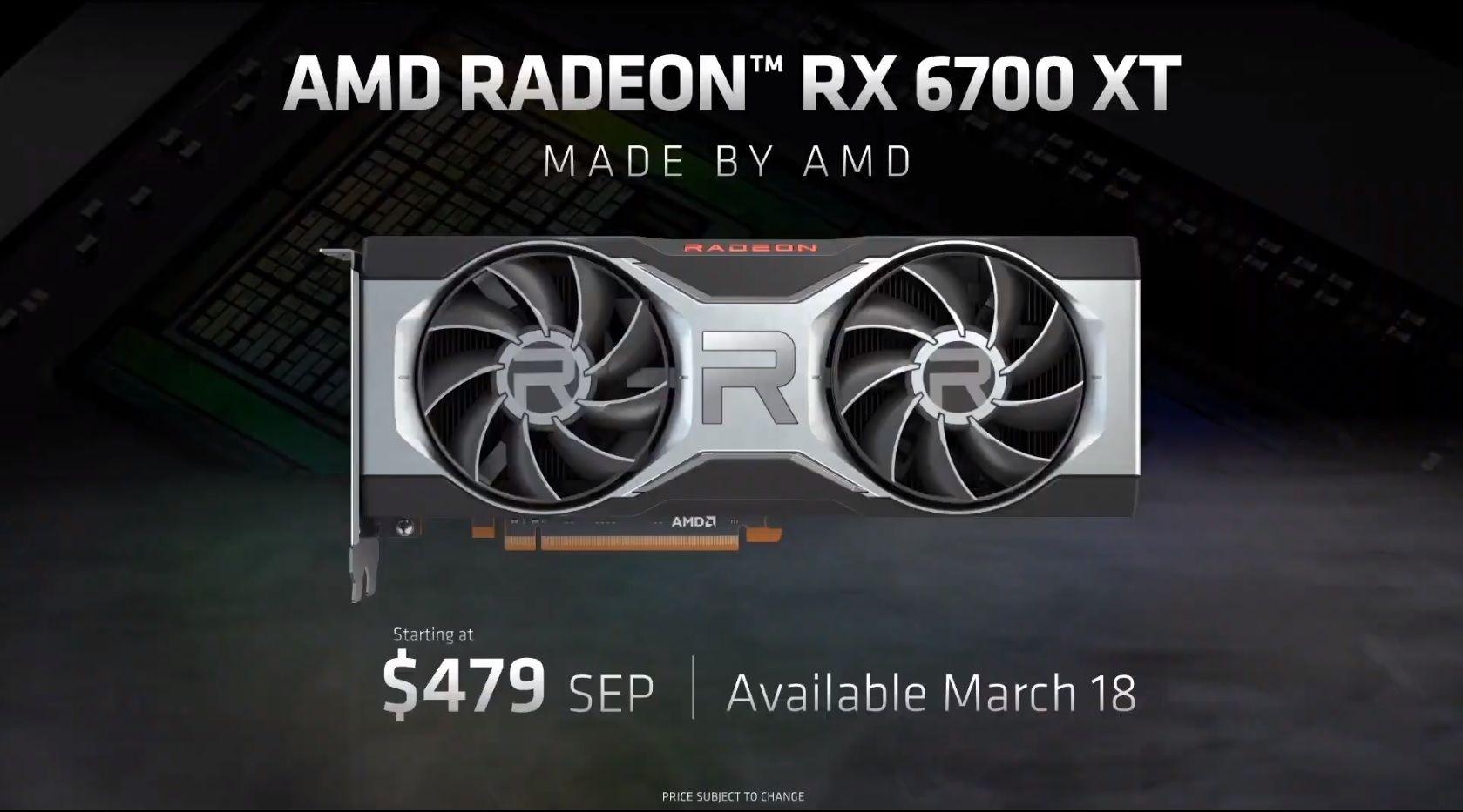 AMD Radeon RX 6700 XT disponibilite prix