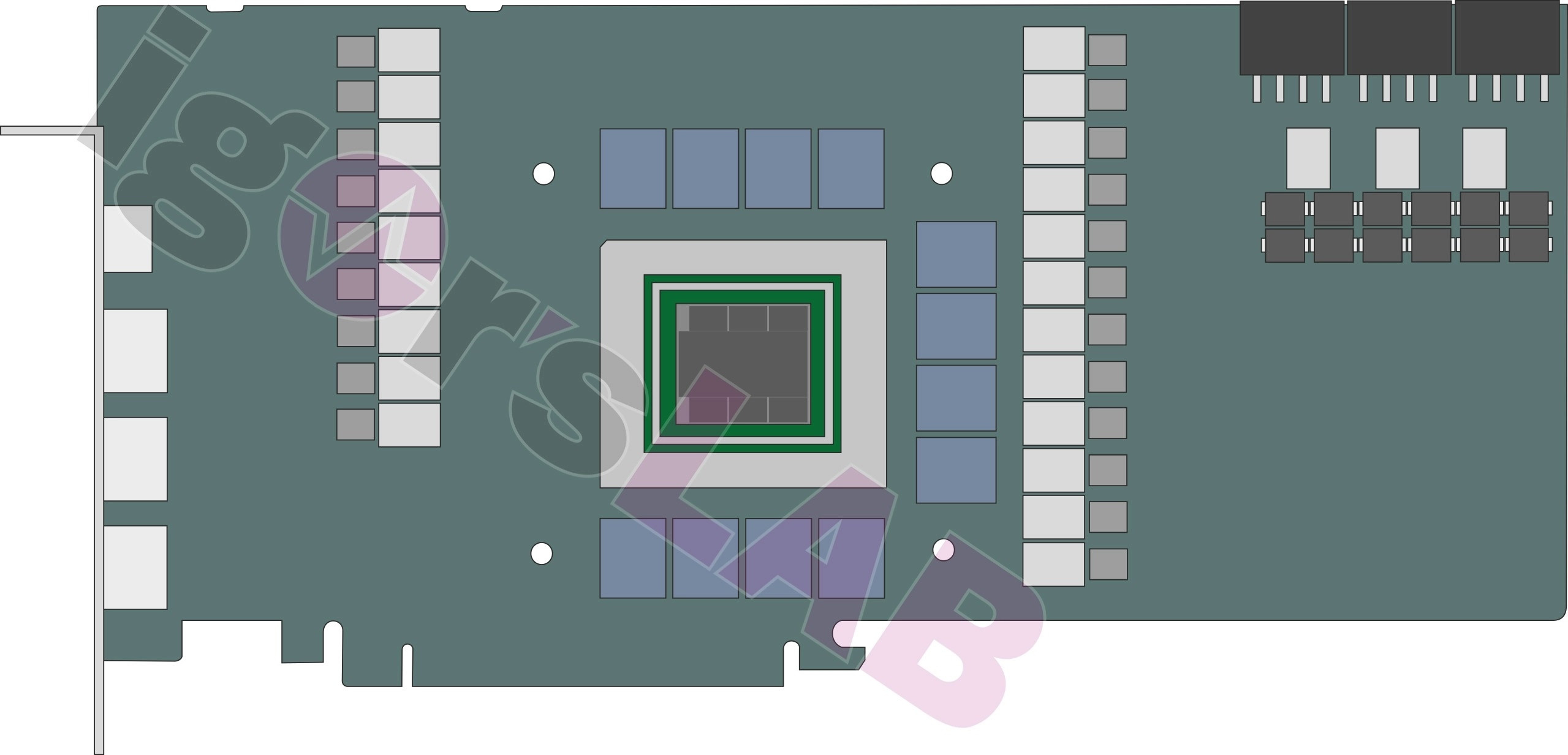 AMD Radeon RX 7900XT diagramme PCB