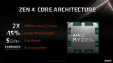 AMD Ryzen 7000 : la génération des processeurs Zen 4 mise sur l'efficacité énergétique