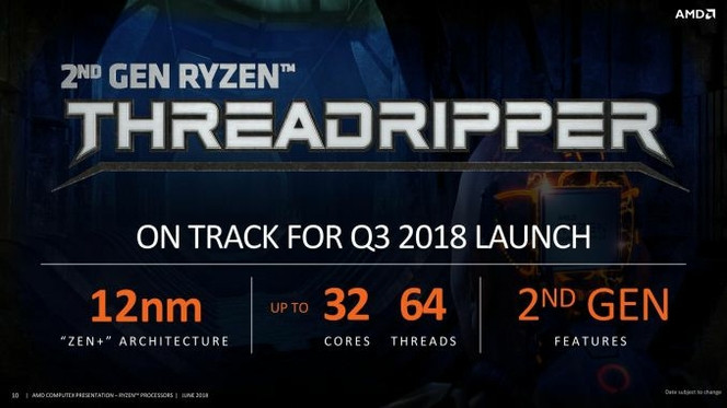 AMD Threadripper 2990X Ã  32 coeurs : on connaÃ®t le prix