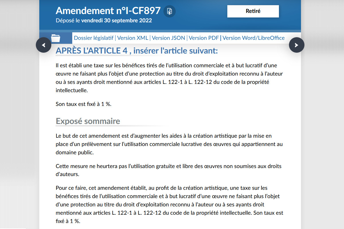 amendement-france-insoumise-taxe-domaine-public-retrait