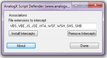 AnalogX Script Defender screen1