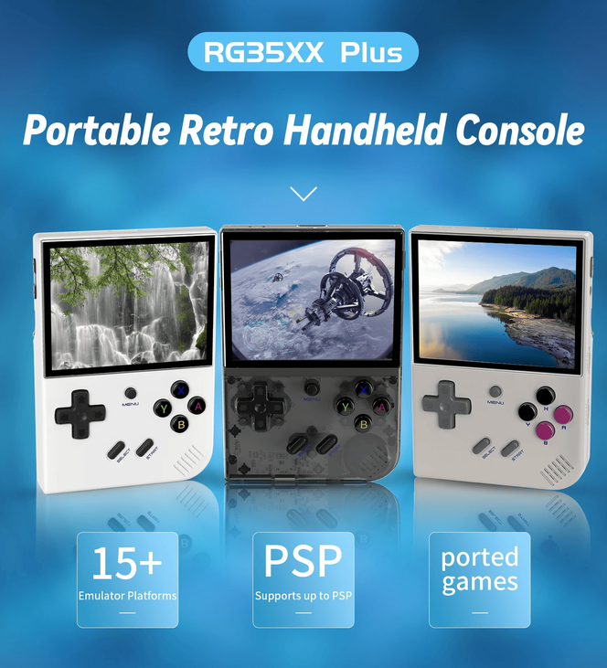 ANBERNIC Console de jeu RG35XX Plus