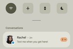 Android 12 interface notifications