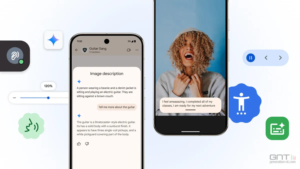 Accessibilité : Google booste Android et Chrome grâce à l'IA