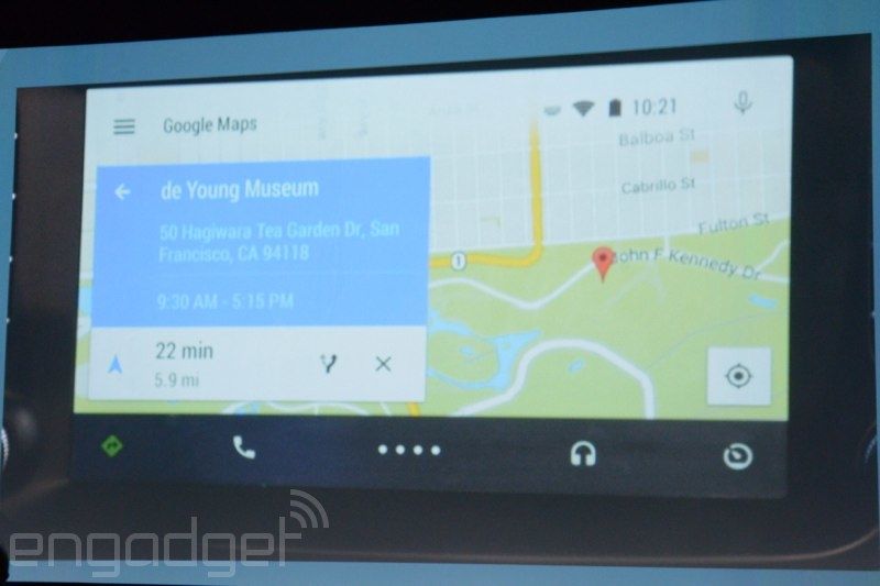 Android Auto navigation