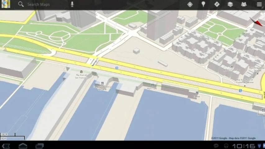 Android Honeycomb Maps